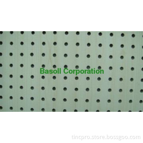 Perforated Gypsum Boards for ceiling and partition